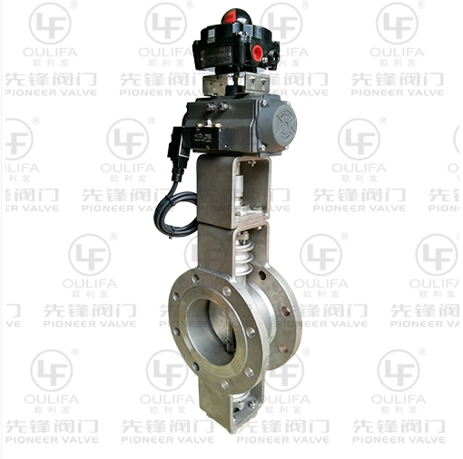 Высокотемпературный воздушный клапан-бабочка, пневматический и электрический