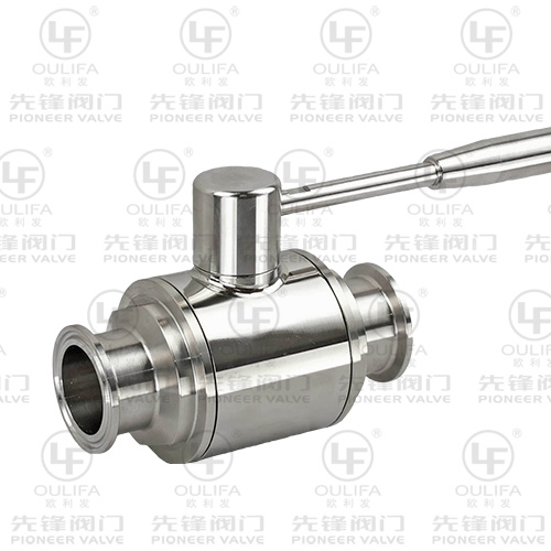 Установка санитарного шарового крана Tri Clamp